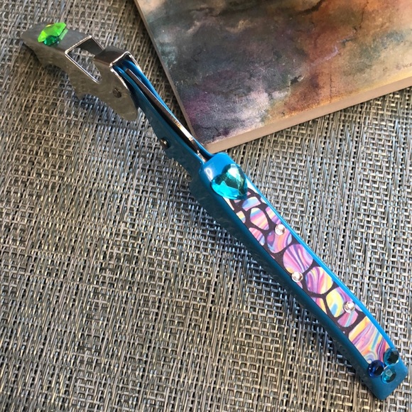 #58d 🐢NWOT Blinged Out Corkscrew with Tortoise Shell Vibes🐢 - Picture 6 of 17